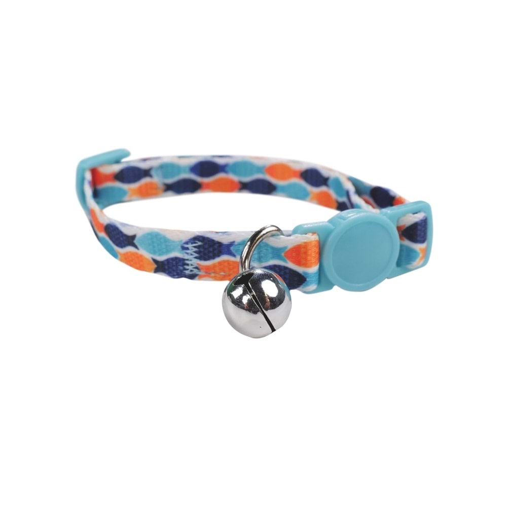 20800999 M-PETS ZANY KEDİ BOYUN ZİLLİ TASMASI MULTİCOLOR
