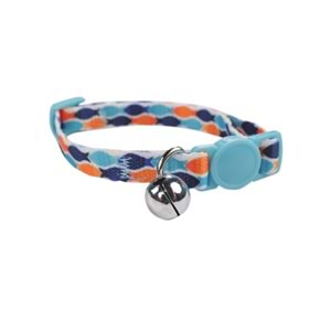 20800999 M-PETS ZANY KEDİ BOYUN ZİLLİ TASMASI MULTİCOLOR