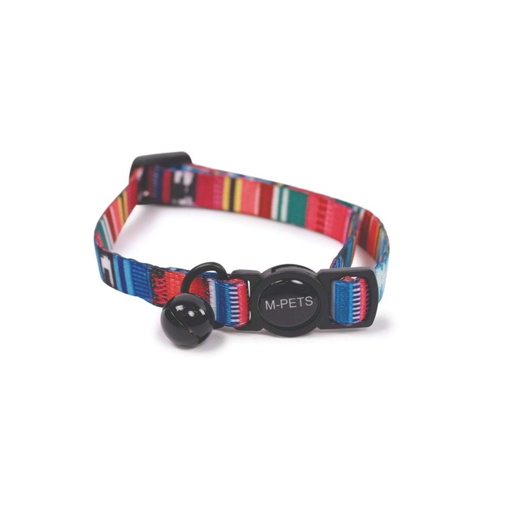 20801399 M-PETS URBAN STYLE JAZZ STRIPES KEDİ BOYUN TASMASI