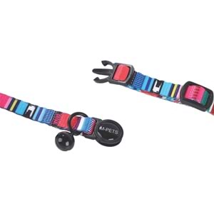 20801399 M-PETS URBAN STYLE JAZZ STRIPES KEDİ BOYUN TASMASI