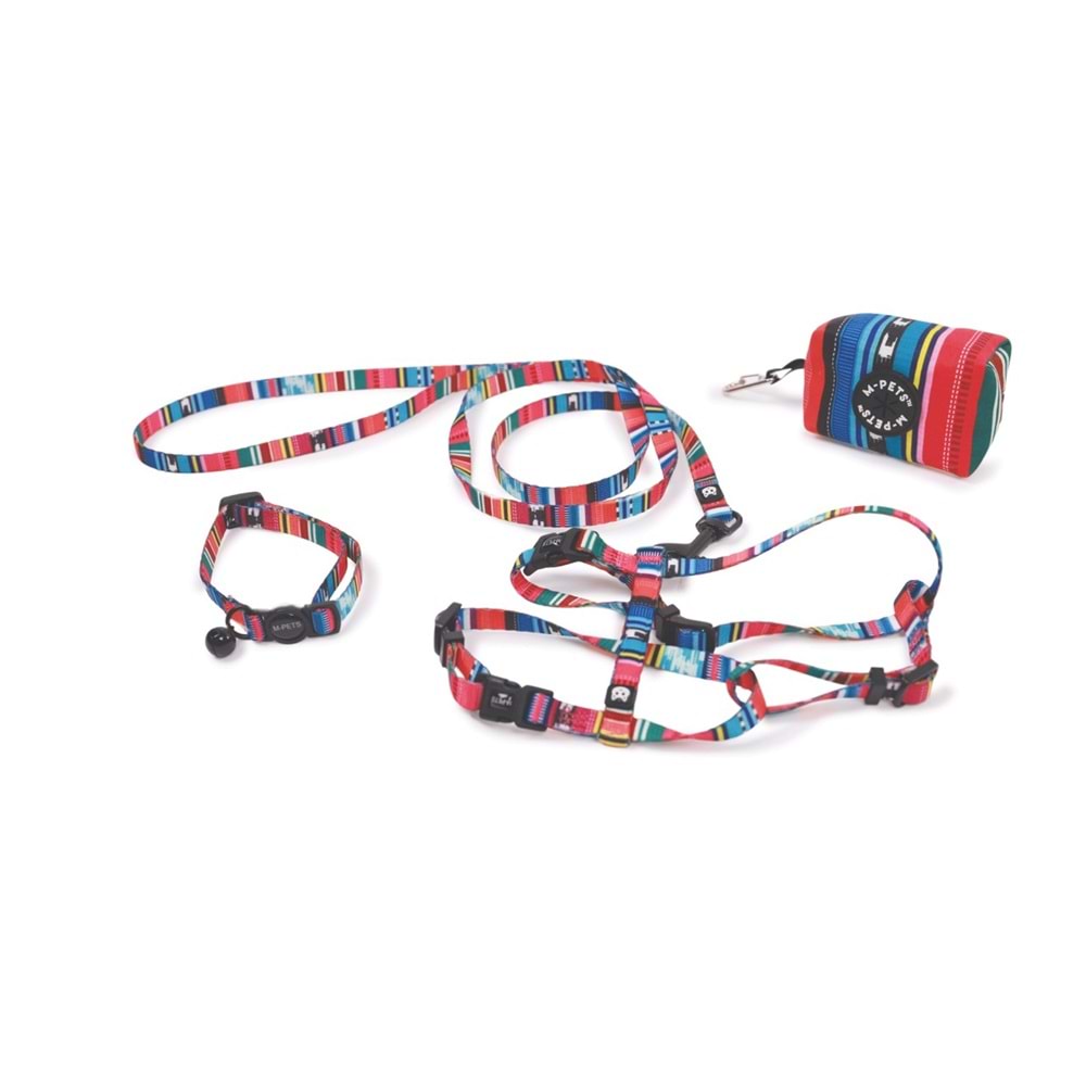 20801399 M-PETS URBAN STYLE JAZZ STRIPES KEDİ BOYUN TASMASI