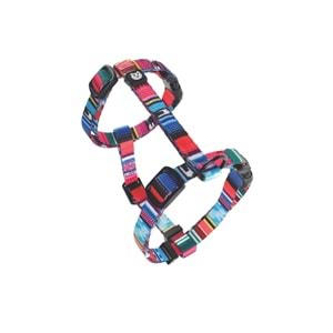 20801499 M-PETS URBAN STYLE JAZZ STRIPES KEDİ GÖĞÜS TASMASI SET