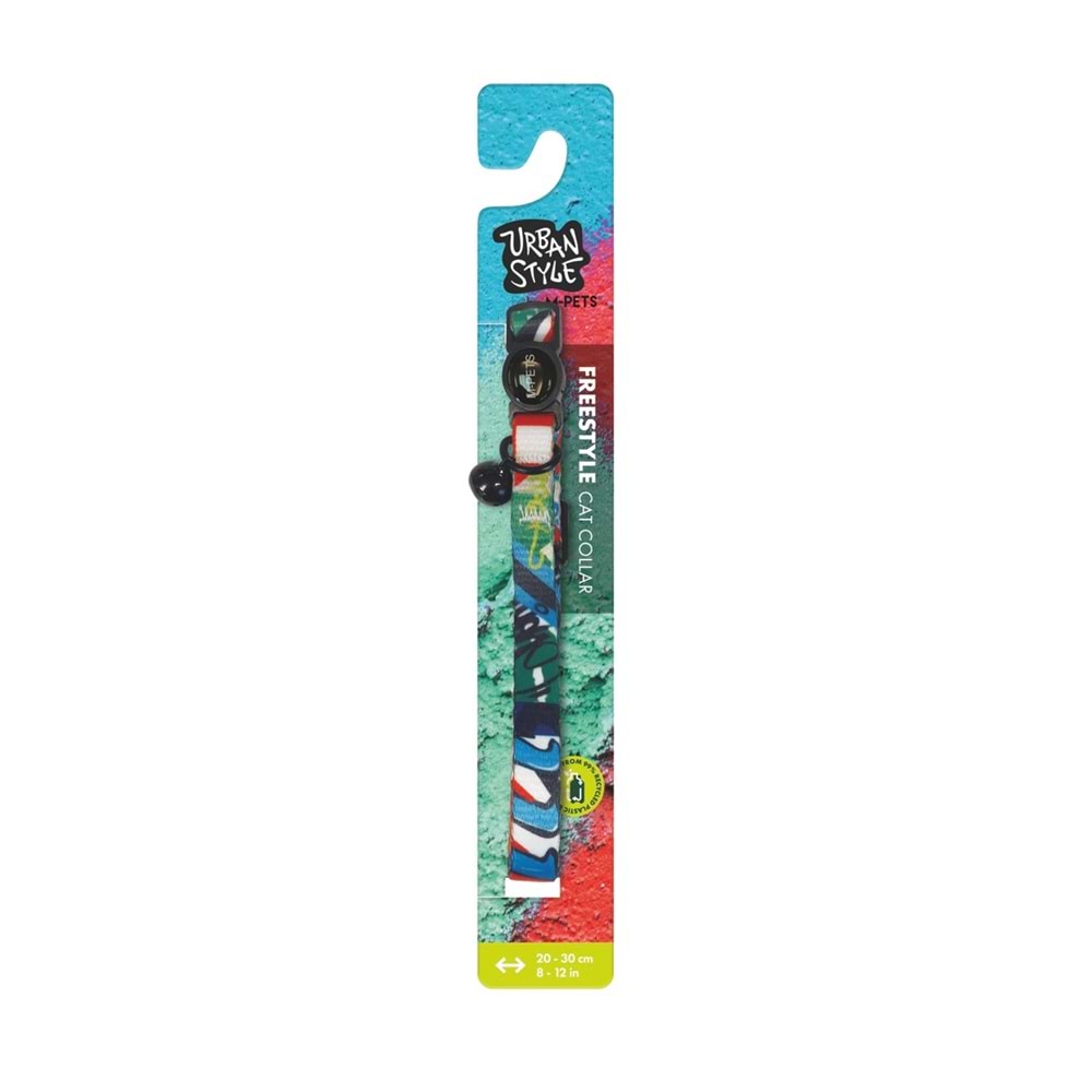 20801599 M-PETS URBAN STYLE FREESTYLE KEDİ BOYUN TASMASI