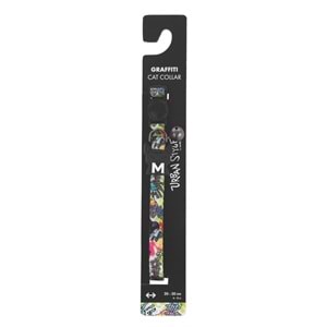 20804699 M-PETS URBAN STYLE GRAFFITI KEDİ BOYUN TASMASI