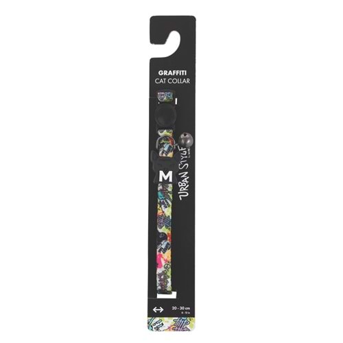 20804699 M-PETS URBAN STYLE GRAFFITI KEDİ BOYUN TASMASI