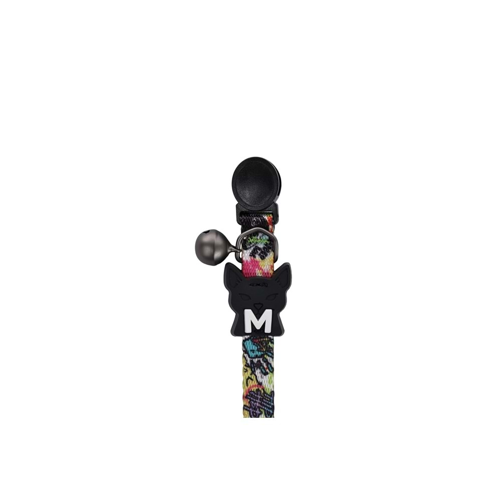 20804699 M-PETS URBAN STYLE GRAFFITI KEDİ BOYUN TASMASI