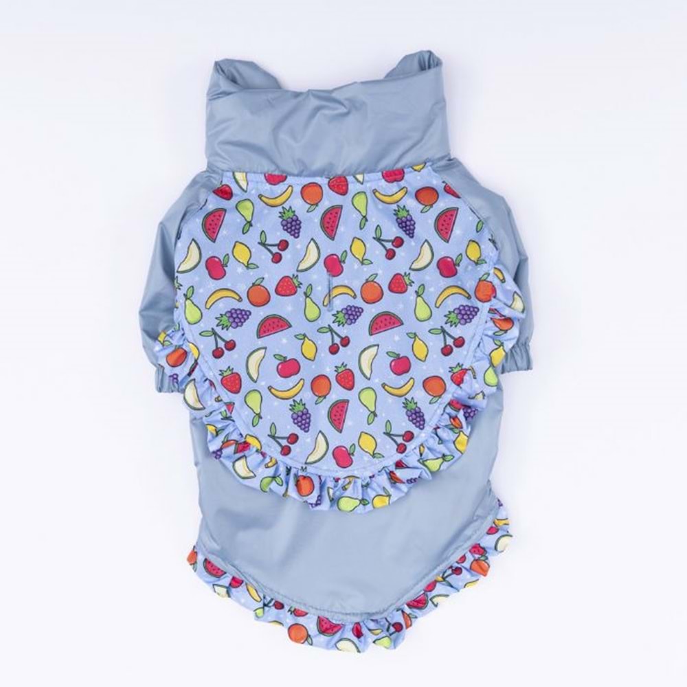 24514-PAWSTAR GRİ VİCTORİA YAĞMURLUK 5Lİ SET(M-L-L-XL-2XL)