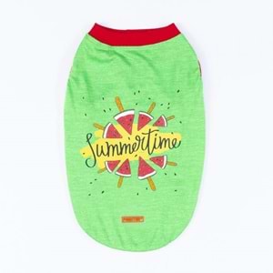 24853-PAWSTAR YEŞİL SUMMER TIME BÜYÜK TİŞÖRT 5Lİ SET(3XL-4XL-5XL-6XL-7XL)