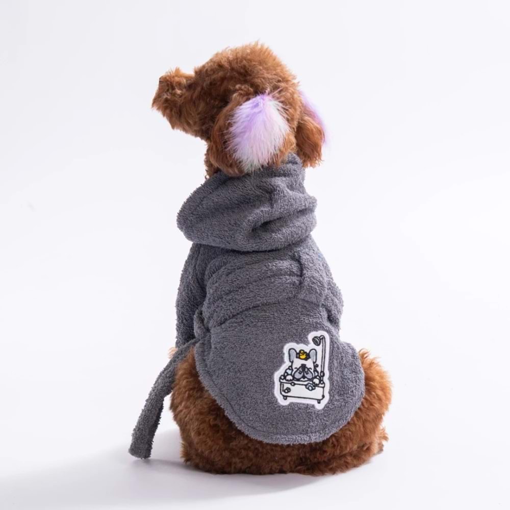 25053-PAWSTAR GRI PATTAYA BORNOZ 5Lİ SET S-M/S-M/L-XL/L-XL/2XL-3XL