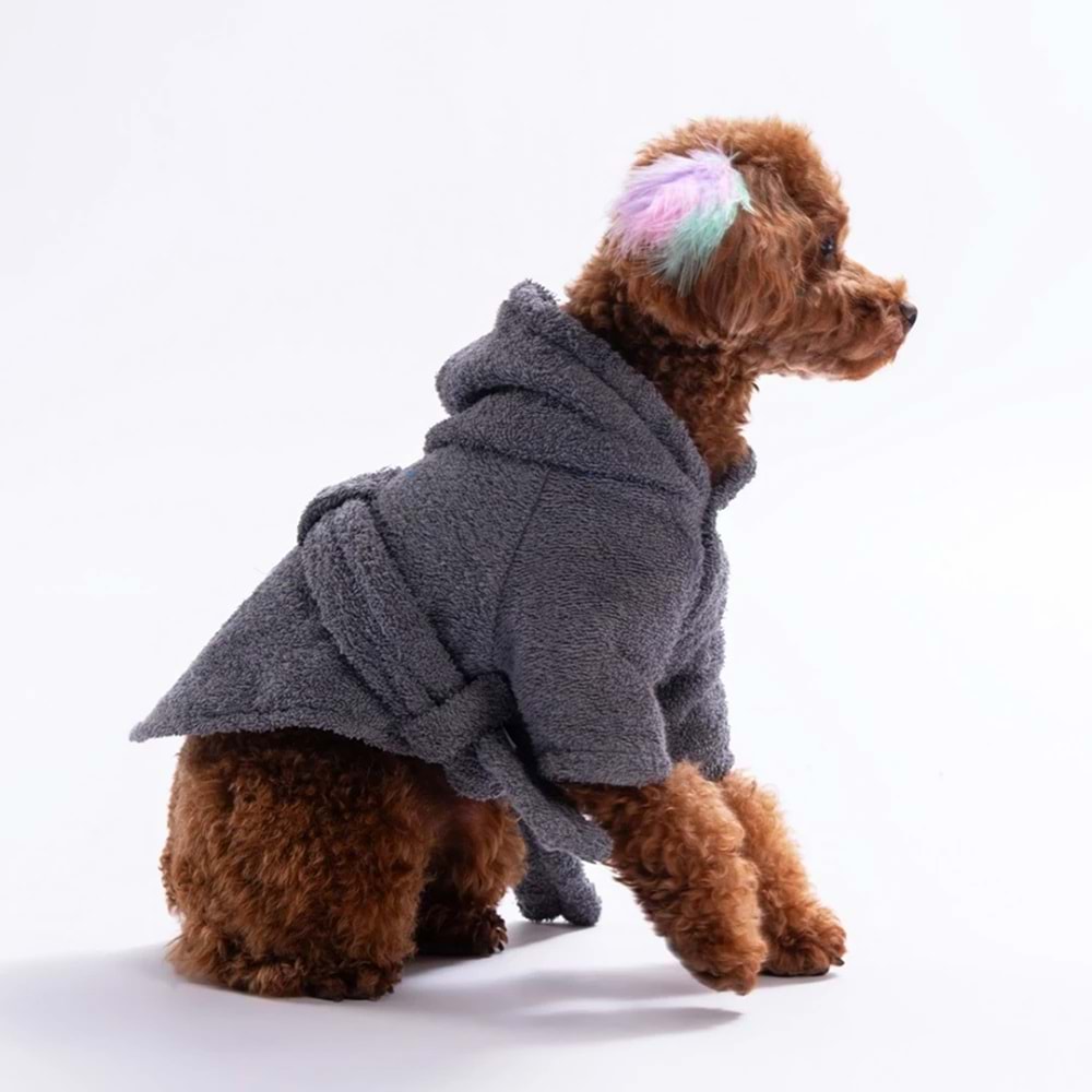 25053-PAWSTAR GRI PATTAYA BORNOZ 5Lİ SET S-M/S-M/L-XL/L-XL/2XL-3XL