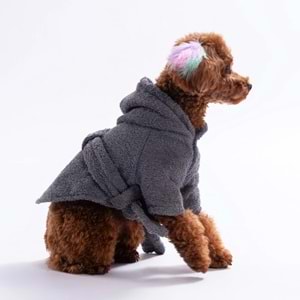 25053-PAWSTAR GRI PATTAYA BORNOZ 5Lİ SET S-M/S-M/L-XL/L-XL/2XL-3XL