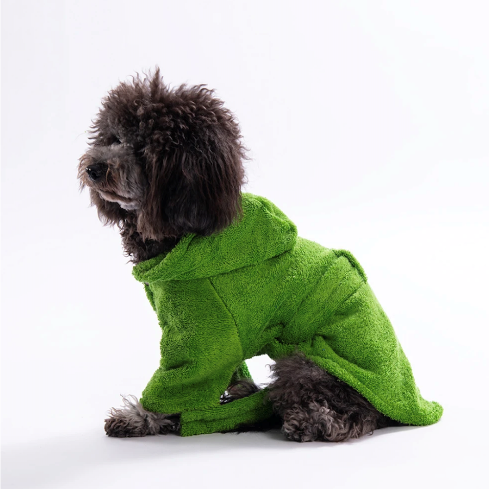 25054-PAWSTAR LIMON YEŞILI PATTAYA BORNOZ 5Lİ SET S-M/S-M/L-XL/L-XL/2XL-3XL