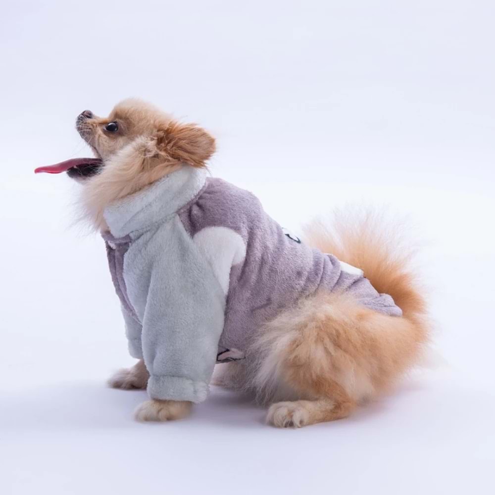 25204-PAWSTAR GRI VERONA KISS CEKET 5Lİ SET M-L-L-XL-2XL