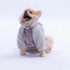 25204-PAWSTAR GRI VERONA KISS CEKET 5Lİ SET M-L-L-XL-2XL