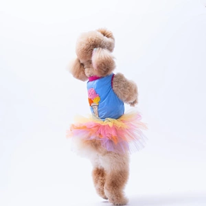 25304-PAWSTAR AÇIK MAVİ İCE CREAM ELBİSE 5Lİ SET (M-L-L-XL-2XL)