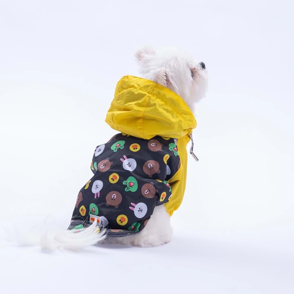 25512-PAWSTAR OSAKA SMILE YAĞMURLUK 5Lİ SET M-L-L-XL-2XL