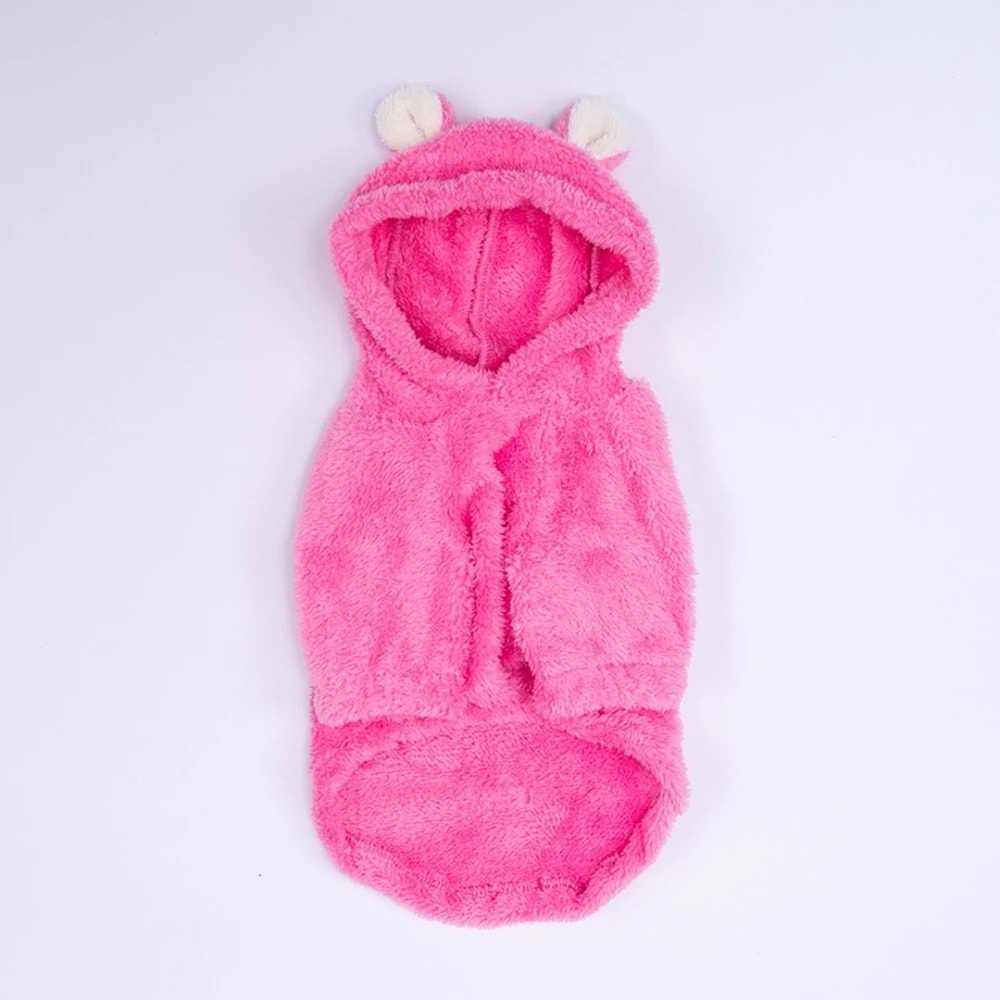 25723-PAWSTAR PEMBE LUCCATEDDY HOODIE 5Lİ SET M-L-L-XL-2XL
