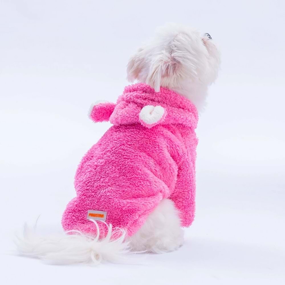 25723-PAWSTAR PEMBE LUCCATEDDY HOODIE 5Lİ SET M-L-L-XL-2XL