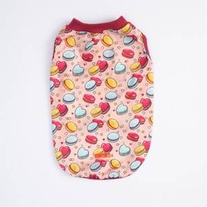 25805-PAWSTAR LOVE MACARONS TİŞÖRT 6LI SET(S-M-L-L-XL-2XL)