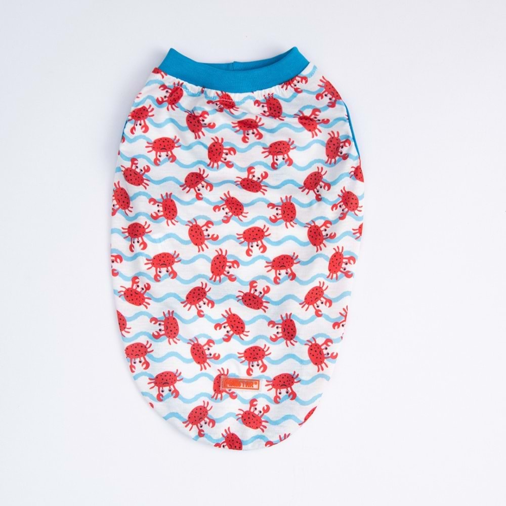 25810-PAWSTAR FUN CRABS TİŞÖRT 6LI SET(S-M-L-L-XL-2XL)