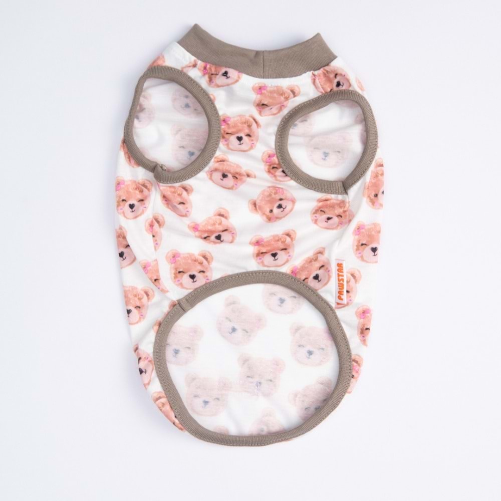 25855-PAWSTAR CUTE BEARS BÜYÜK TİŞÖRT 5Lİ SET (3XL-4XL-5XL-6XL-7XL)