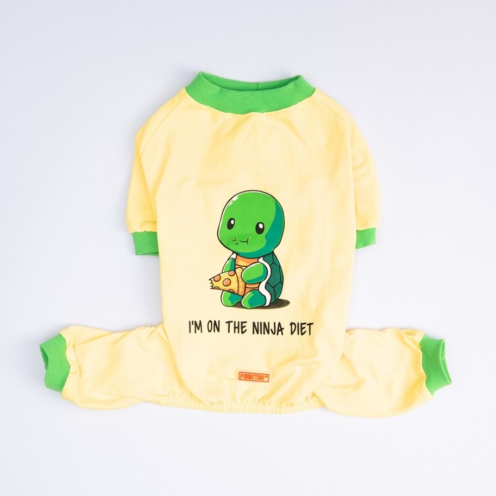 25903-PAWSTAR NİNJA DİET PİJAMA TULUM 5Lİ SET (M-L-L-XL-2XL)