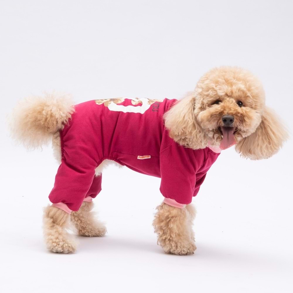 25908-PAWSTAR GO TEDDY BEAR PİJAMA TULUM 5Lİ SET(M-L-L-XL-2XL)