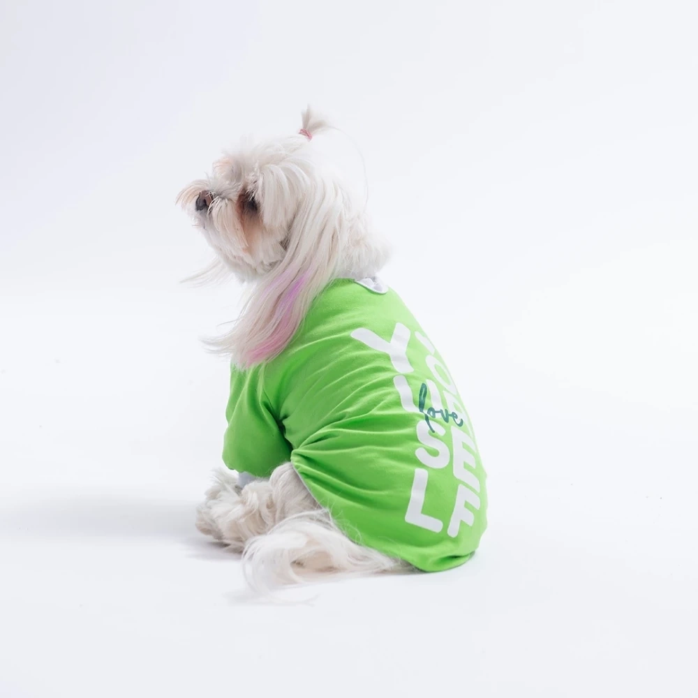 26711-PAWSTAR YEŞİL YOURSELF LOVE SWEAT 5Lİ SET (M-L-L-XL-2XL)