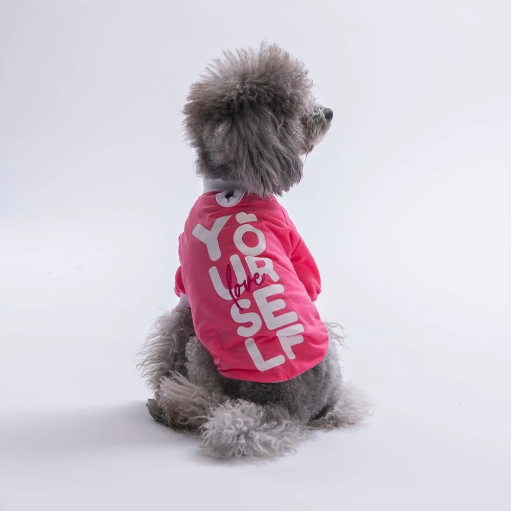 26712-PAWSTAR PEMBE YOURSELF LOVE SWEAT 5Lİ SET (M-L-L-XL-2XL)
