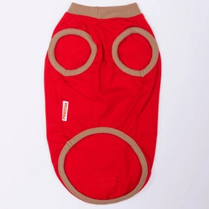 26807-PAWSTAR KIRMIZI DONUT TEDDY TİŞÖRT 6LI SET(S-M-L-L-XL-2XL)