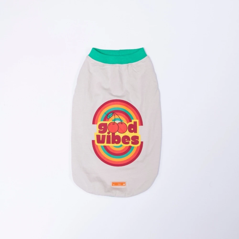 26810-PAWSTAR GRİ GOOD VİBES TİŞÖRT 6LI SET (S-M-L-L-XL-2XL)