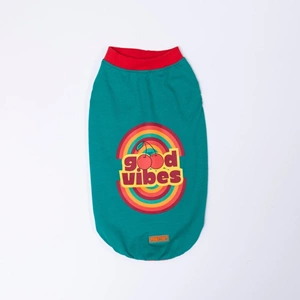 26812-PAWSTAR YEŞİL GOOD VİBES TİŞÖRT 6LI SET (S-M-L-L-XL-2XL)