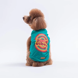 26812-PAWSTAR YEŞİL GOOD VİBES TİŞÖRT 6LI SET (S-M-L-L-XL-2XL)