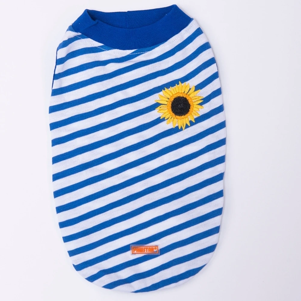 26820-PAWSTAR SUNFLOWER EMBROLİNE TİŞÖRT 6LI SET (S-M-L-L-XL-2XL)