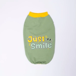 26823-PAWSTAR YEŞİL JUST SMİLE TİŞÖRT 6LI SET (S-M-L-L-XL-2XL)