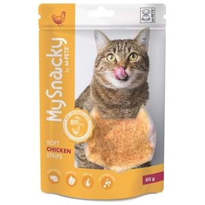 29010015 M-PETS MY SNACKY SOFT CHICKEN STRIPS KEDİ ÖDÜLÜ 80GR