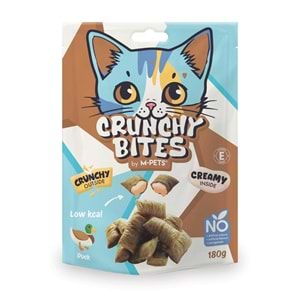 29011899 M-PETS CRUNCHY BITES ÖRDEKLİ KEDİ ÖDÜLÜ 180GR