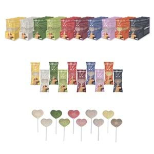 29012899 M-PETS LOLLİHEART SÜTLÜ KEDİ ÖDÜLÜ 4GR 15Lİ