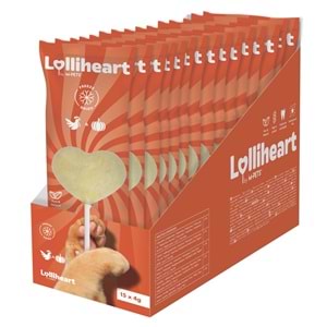 29013599 M-PETS LOLLİHEART BALKABAKLI KEDİ ÖDÜLÜ 4GR 15Lİ