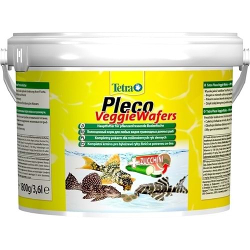 710638-TETRA PLECO VEGGİE WAFERS 1800GR