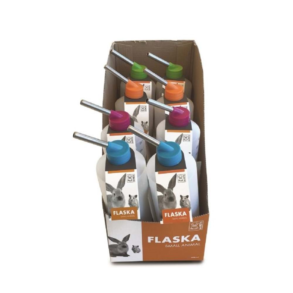 40500999 M-PETS FLASKA KEMİRGENLER İÇİN SULUK 600ML/8Lİ