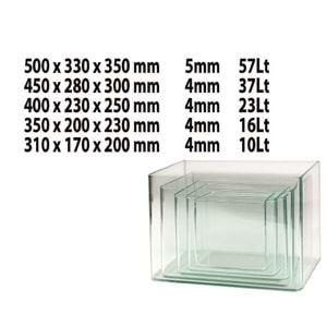 HAQOS 5IN1 SET AYDINLATMALI NANO AKVARYUM 5Lİ SET