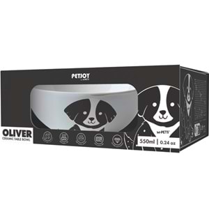 60003499 M-PETS OLİVER SERAMİK MAMA KABI 550ML