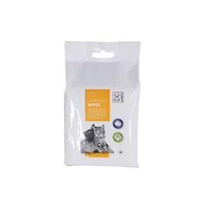 60100001 M-PETS KEDİ/KÖPEKLER İÇİN TEMİZLEME MENDİLİ 40LI
