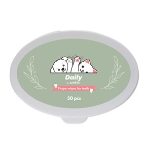 60103599 M-PETS DAİLY KEDİ ve KÖPEK DİŞ TEMİZLİĞİ İÇİN PARMAK PEDİ 50Lİ