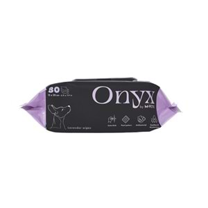 60106501 M-PETS ONYX LAVANTA KOKULU KEDİ ve KÖPEKLER İÇİN TEMİZLEME MENDİLİ 80Lİ