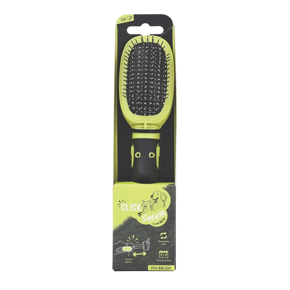 60107199 M-PETS CLICK AND GROOM MASAJ UCLU FIRÇA