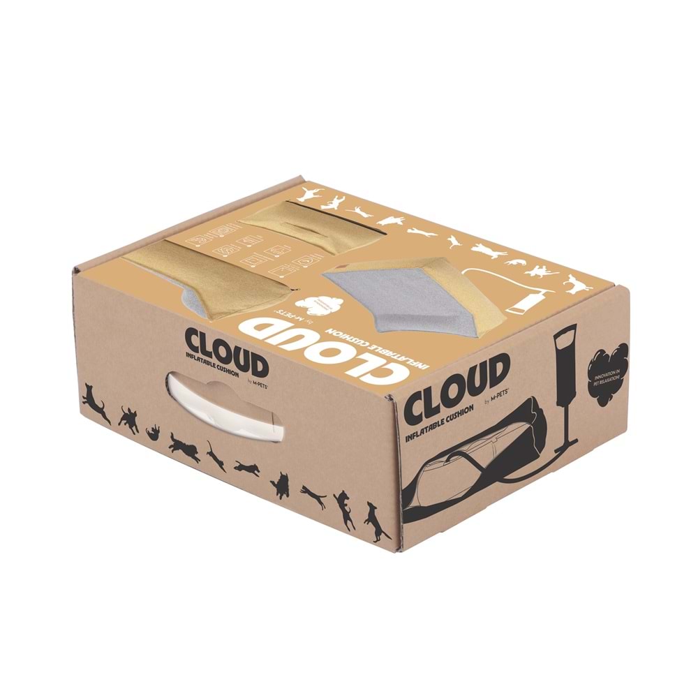 60301199 M-PETS CLOUD FONKSİYONEL ŞİŞİRİLEBİLİR YATAK YELLOW