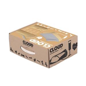 60301199 M-PETS CLOUD FONKSİYONEL ŞİŞİRİLEBİLİR YATAK YELLOW