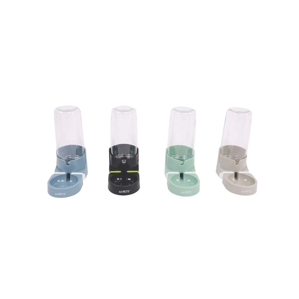 60531099 M-PETS REFRESH SMALL HAZNELİ SU KABI 0.85L BLACK